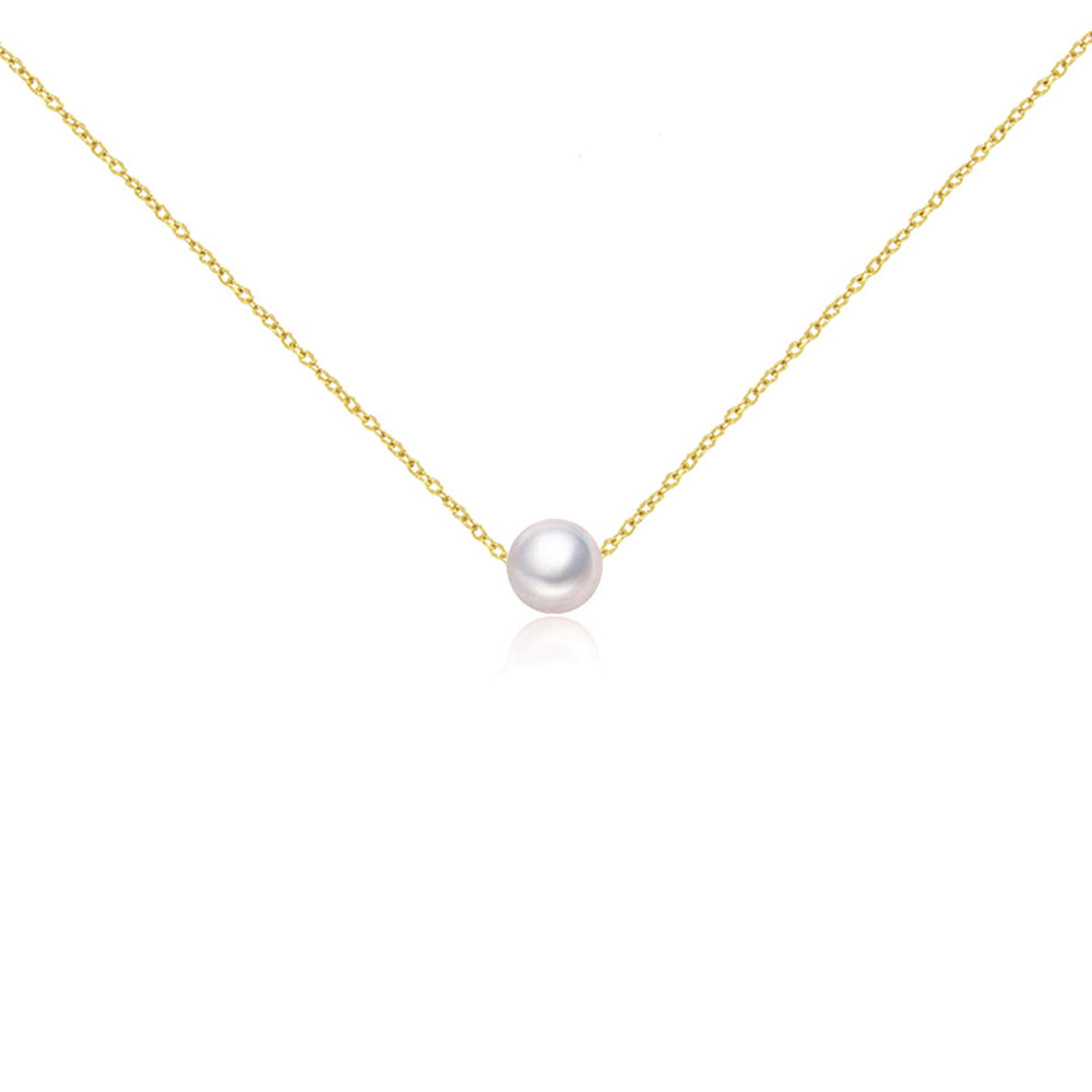 日本Akoya海水珍珠鎖骨鍊