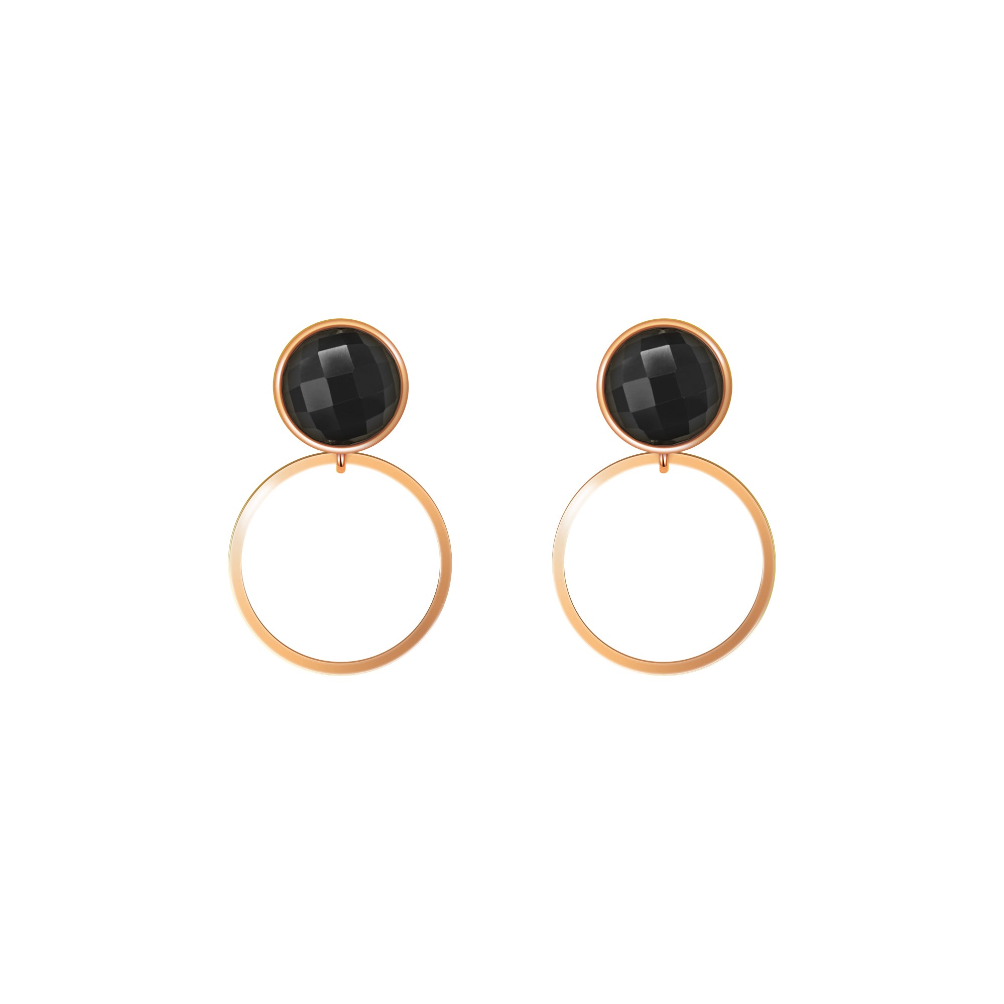 天然インキージェダイトハローピアス