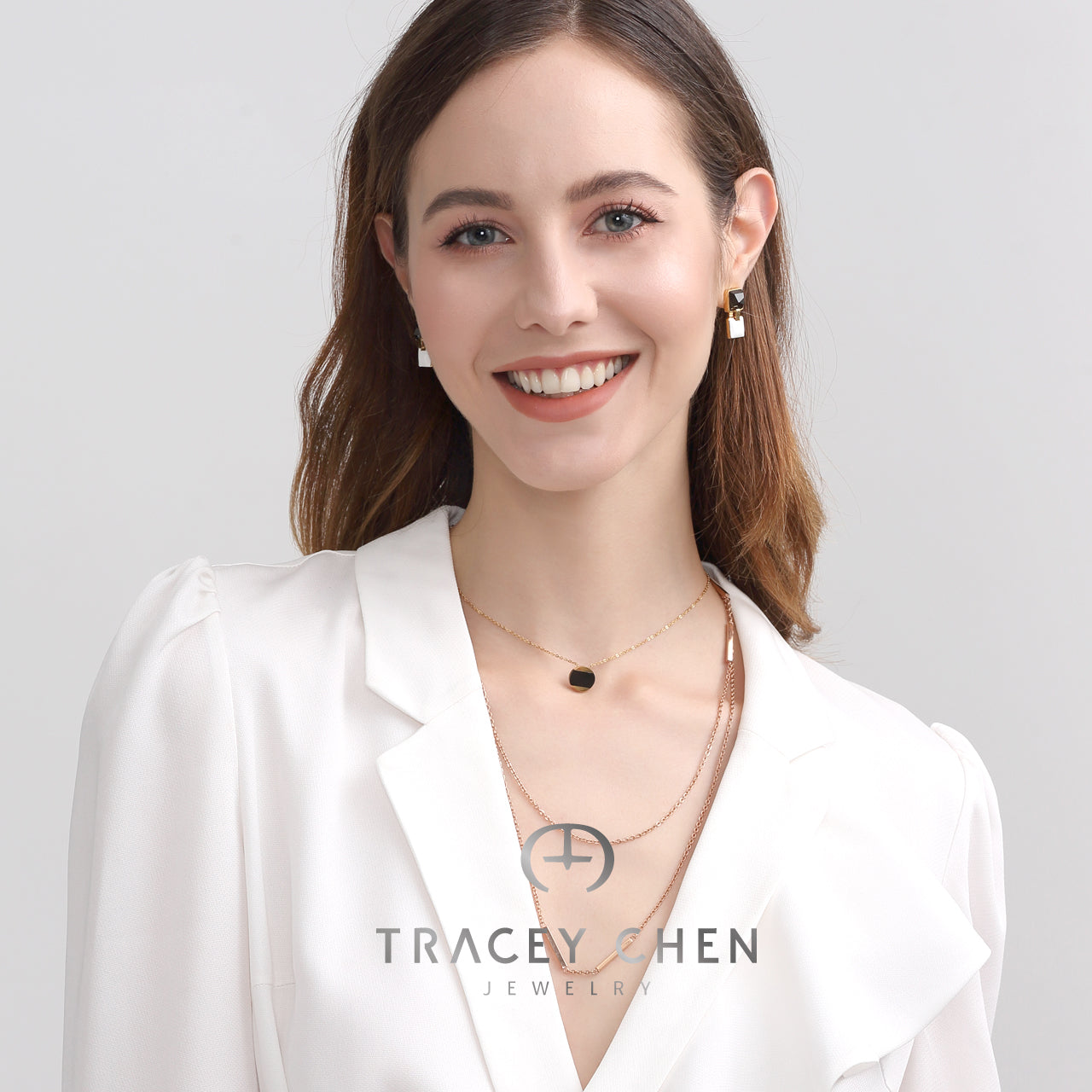 天然インキージェダイトラウンドネックレス