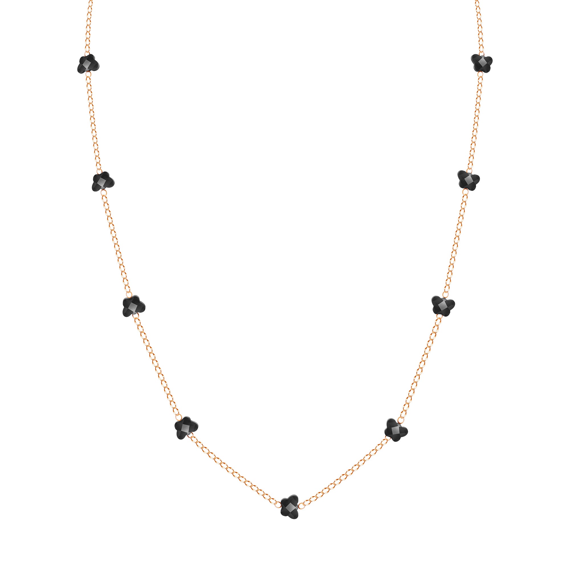 天然墨翡小蝴蝶長鍊