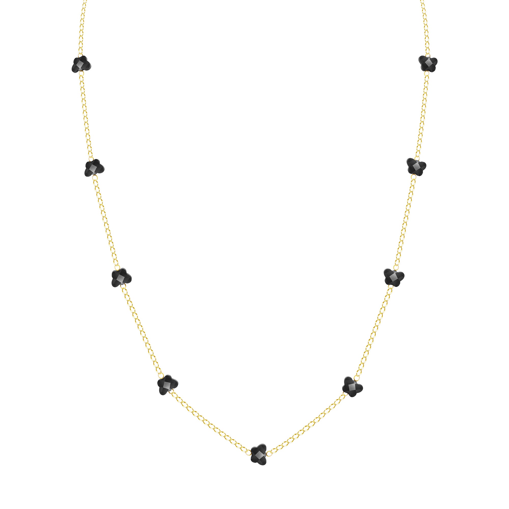 天然墨翡小蝴蝶長鍊